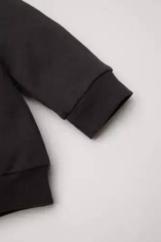 Chaqaloq o'g'il bolalar velosiped yoqasi bilan mo'yna ichki kiyimli ko'ylagi - 3