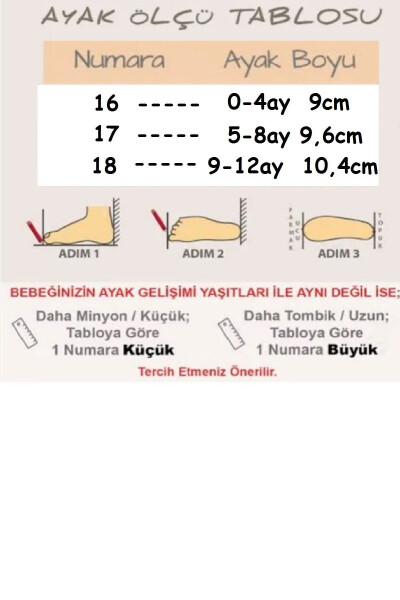 Chaqaloq Oyoq kiyimlari Qulupnay Naqshli Yumshoq Taglik Tekis Sirpanmas Yumshoq Makosen Patik - 3