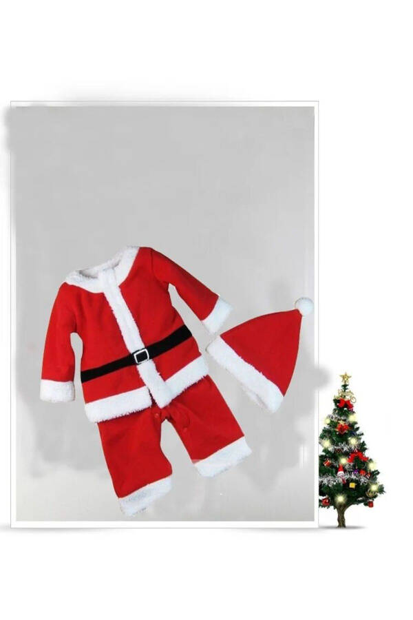 Chaqaloq Santa Klaus kostyumi o'g'il bola chaqaloq Yangi yil - 1