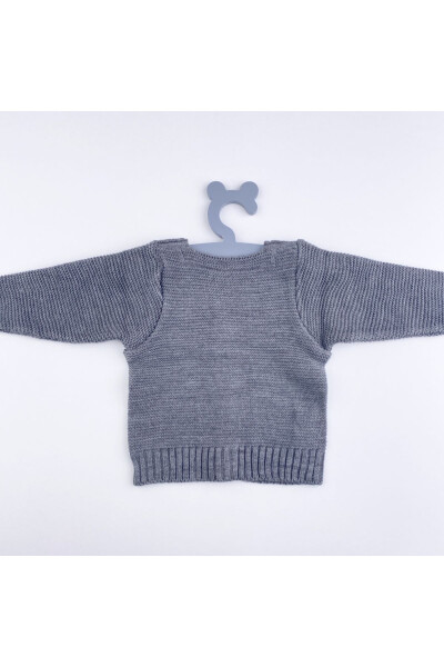 Chaqaloq/Bola Triko Kulrang Jilet - BON CHİC BABY (1)