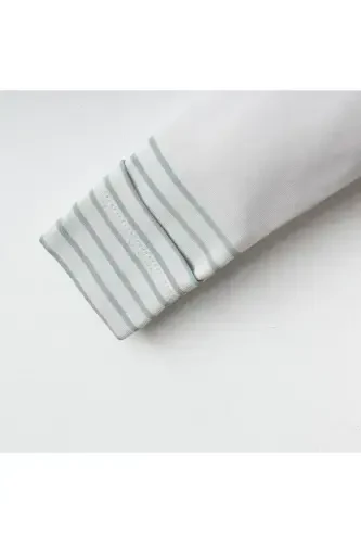 Chaqaloqlar uchun 3 qismli to'plam 100% paxta Hayvonlar bosilgan shim va shapka to'plami-YASHIL - 2