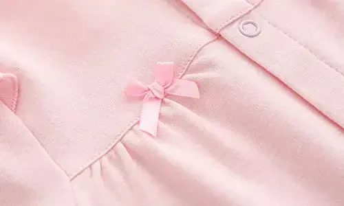 Chaqaloqlar uchun Baby One Piece Romper Yumshoq Paxta Uyqu Kiyimi Oyoqli Kombinezon 0-12 Oylik - 5