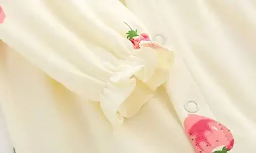 Chaqaloqlar uchun bir qismli kombinezon Yumshoq paxta Uyqu uchun kiyim Oyoqli kombinezon 0-12 oylik chaqaloqlar uchun - 5