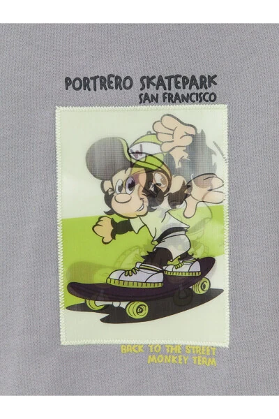 Chaqaloqlar uchun uzun yengli bosilgan ko'ylagi - 3