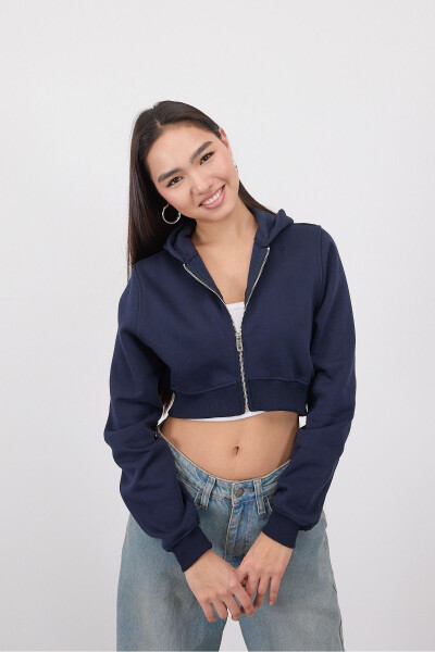 Chardon Cropped Hoodie Sweatshirt H1526-I9 - 2