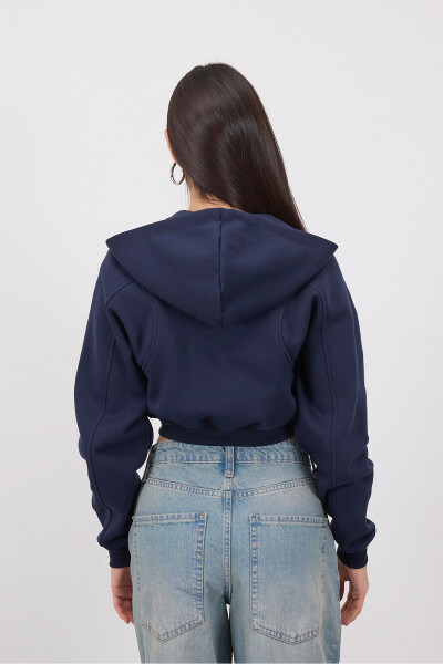 Chardon Cropped Hoodie Sweatshirt H1526-I9 - 5