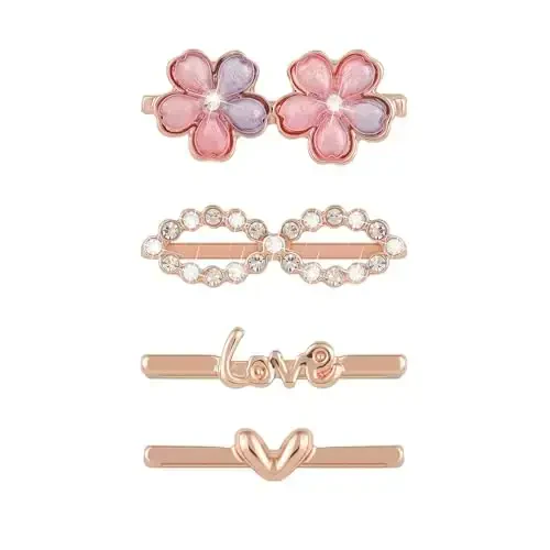 Charm+Apple Watch Bands uchun Band 40mm 41mm 38mm 44mm 45mm 46mm 42mm Ayollar,Gulli oʻyma silikon Sport Band+iWatch Series 11 10 9 8 7 6 5 4 SE/Ultra 49mm 3/2 uchun dekorativ halqa ilmoqlari,Zargarlik tasma - 2