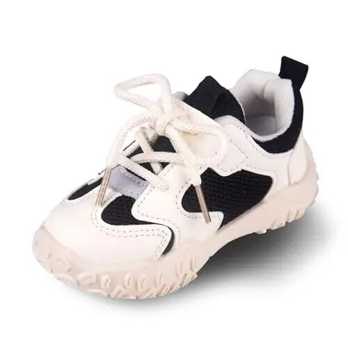 Charrost Toddler Girl Boy Walking Shoes Summer Tennis Sneakers | Wide Dinosaur Design Soft Rubber Sole Breathable Outdoor Running Casual - 1