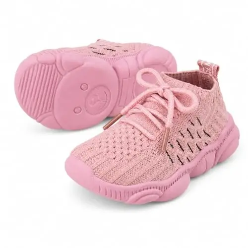 Charrost Toddler Girl Boy Walking Shoes Summer Tennis Sneakers | Wide Dinosaur Design Soft Rubber Sole Breathable Outdoor Running Casual - 1