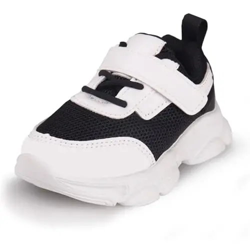 Charrost Toddler Girl Boy Walking Shoes Summer Tennis Sneakers | Wide Dinosaur Design Soft Rubber Sole Breathable Outdoor Running Casual - 1
