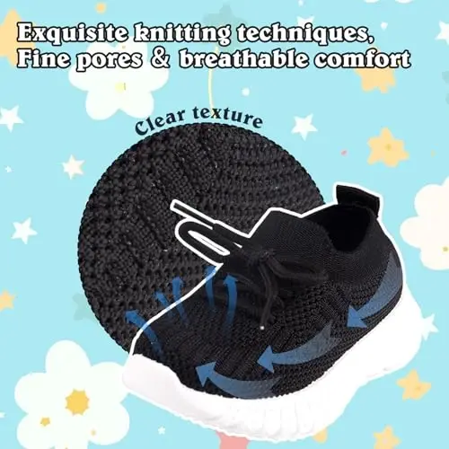 Charrost Toddler Girl Boy Walking Shoes Summer Tennis Sneakers | Wide Dinosaur Design Soft Rubber Sole Breathable Outdoor Running Casual - 3