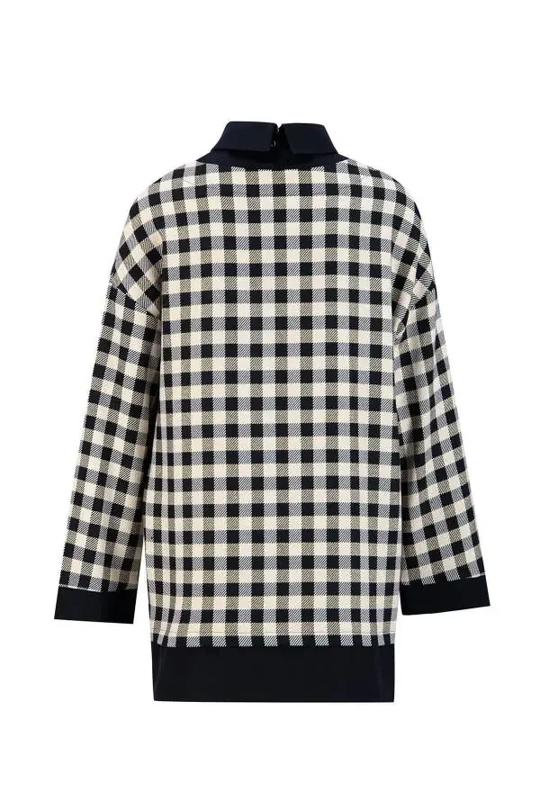 Check Pattern Tunic 24k4310 Black - 7