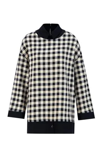 Check Pattern Tunic 24k4310 Black - 6