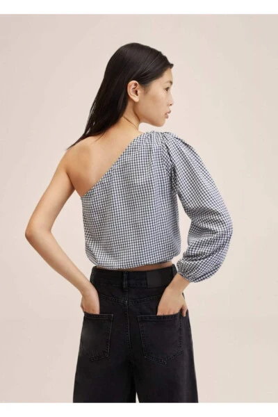 Checked Blouse - 4