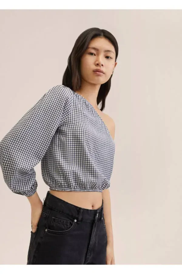 Checked Blouse - 7