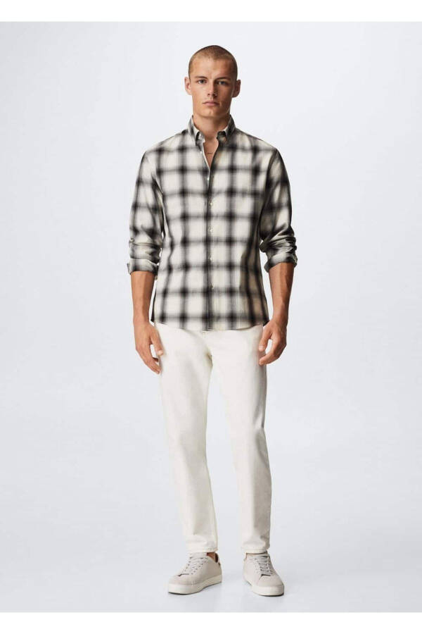 Checked Cotton Regular Fit Shirt - 2