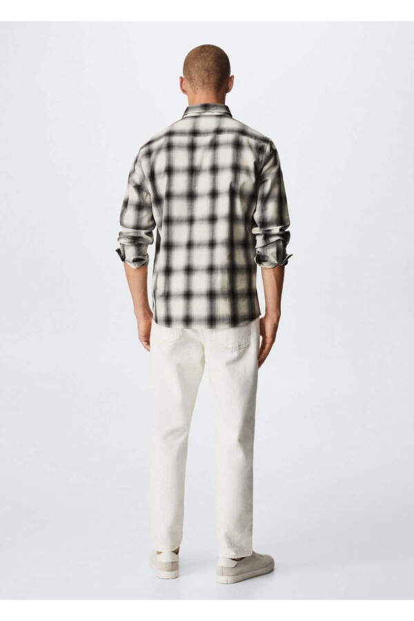 Checked Cotton Regular Fit Shirt - 4