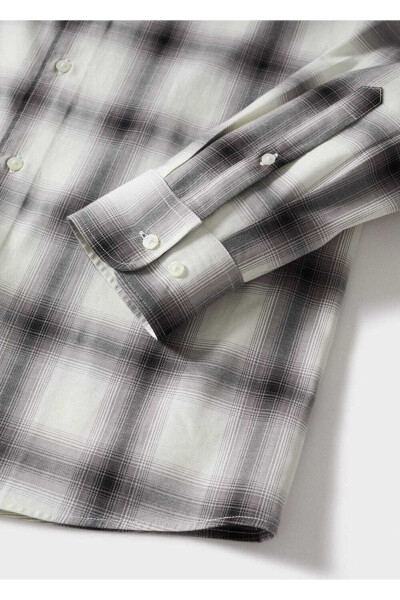 Checked Cotton Regular Fit Shirt - 7