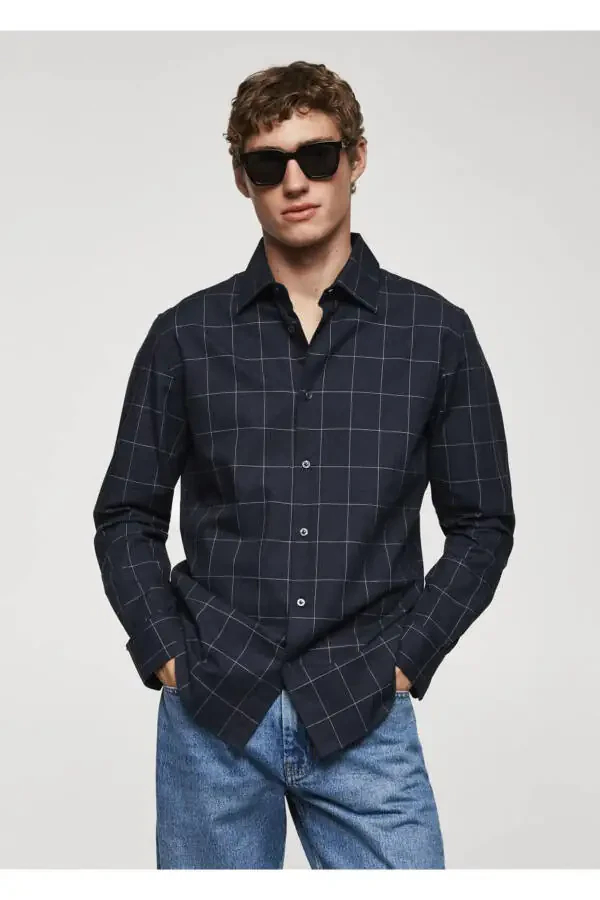 Checked Flannel Cotton Shirt - 1