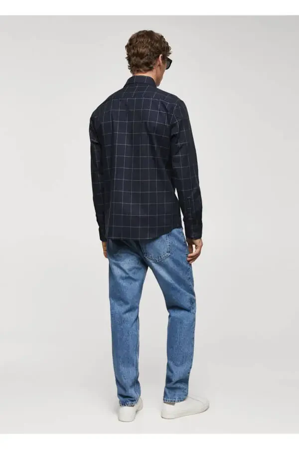 Checked Flannel Cotton Shirt - 4