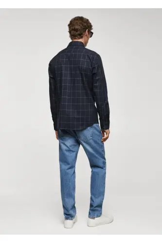 Checked Flannel Cotton Shirt - 4