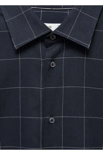 Checked Flannel Cotton Shirt - 7