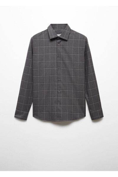 Checked Flannel Cotton Shirt - 3