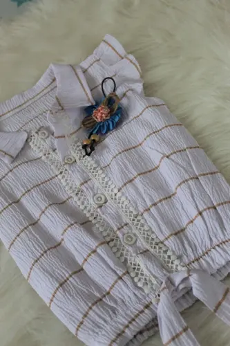 Checked Floral Children's Shirt - 3