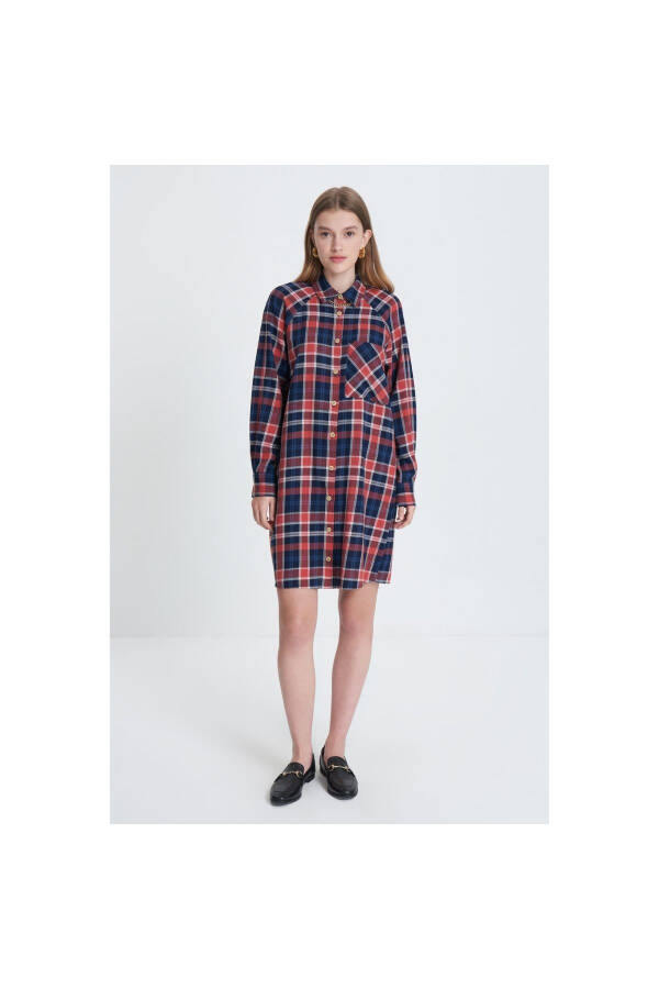 Checked Mini Dress - 13