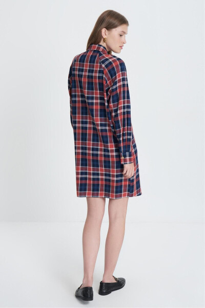 Checked Mini Dress - 4