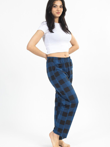 Checked Plaid Women's Sweatpants - 7