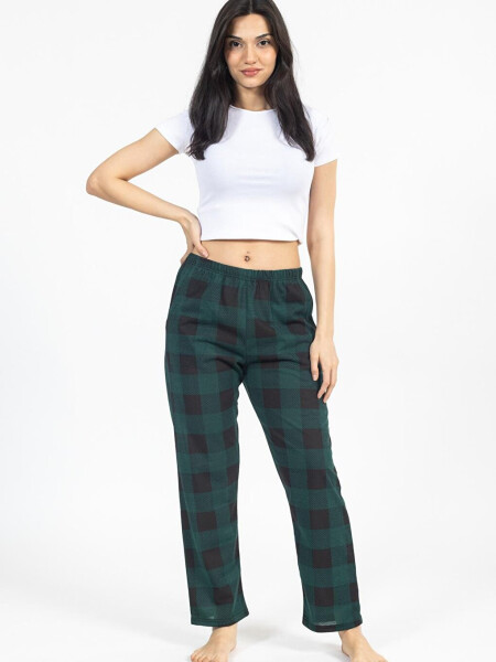 Checked Plaid Women's Sweatpants - 8