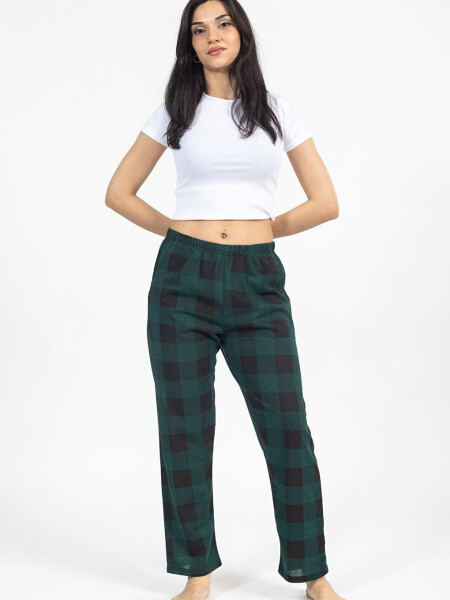 Checked Plaid Women's Sweatpants - 9