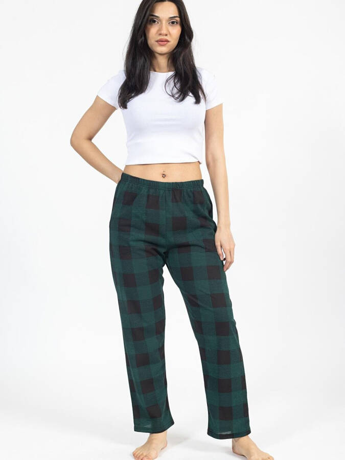 Checked Plaid Women's Sweatpants - 11