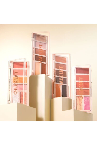 Cheek Lift Palette Pink Energy - Blush and Bronzer Palette BeNa - 16