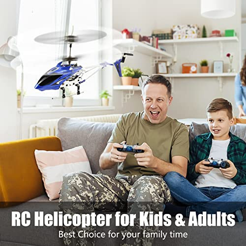 Cheerwing S107/S107G Hayalet 3CH 3.5 Kanallı Mini RC Helikopter Jiroskoplu Mavi - 2