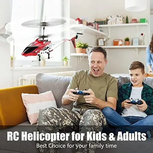 Cheerwing S107/S107G Phantom 3CH 3.5 Channel Mini RC Helicopter with Gyro Crimson - 2