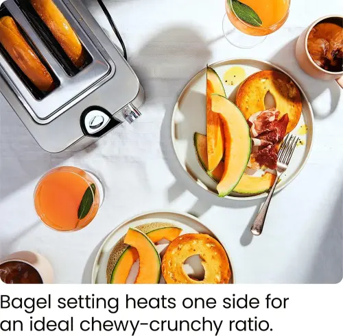 Chefman 2-Slice Digital Pop-Up Toaster, Stainless Steel, Bagel Sized Slots, Removable Crumb Tray - 4