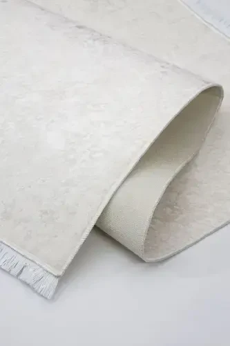 Chegara bilan ochiq krem ​​rangli salon koridor kirish joyi oshxona gilami Artıb boruvchi - 4