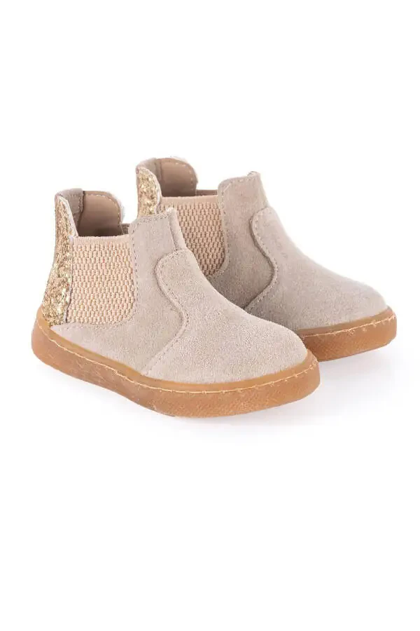 Chelsea Boot Biscuit/Gold 112-15 Girls' - 2