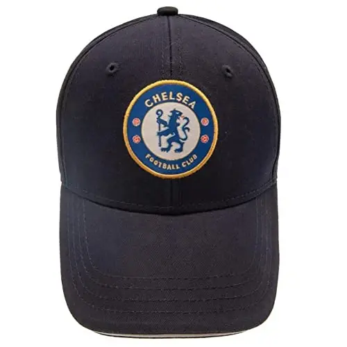 Chelsea FC Unisex Adult Baseball Cap (One Size) (Navy) - CHELSEA (1)