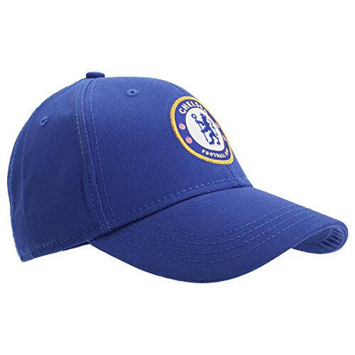 Chelsea FC Unisex Official Football Crest Baseball Cap (One Size) (Blue) - 1