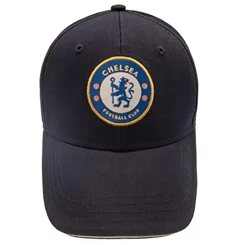 Chelsea FC Unisex Adult Baseball Cap (One Size) (Navy) - MODAZONE (1)