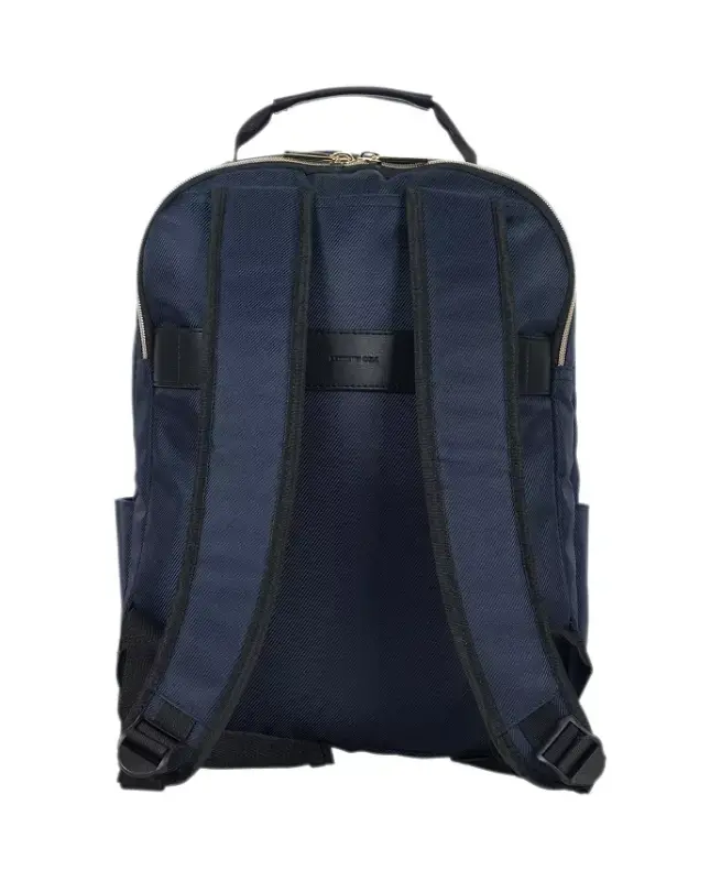 Chelsea Women's Chevron Quilted 15-Inch Laptop & Tablet Fashion Travel Backpack-Navy - 2