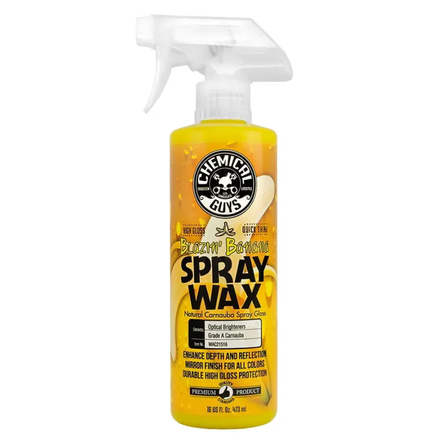 Chemical Guys Blazin' Banana Carnauba Spray Wax (16 oz) - 12