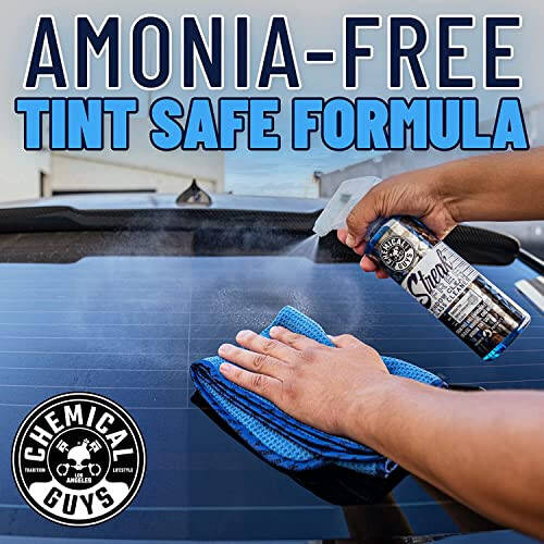 Chemical Guys CLD3001602 Streak Free Glass & Window Cleaner (Works on Mirrors, Navigation Screens & More; Car, Truck, SUV and Home Use), Ammonia Free & Safe on Tinted Windows, (2 Pack) 16 fl oz - 6