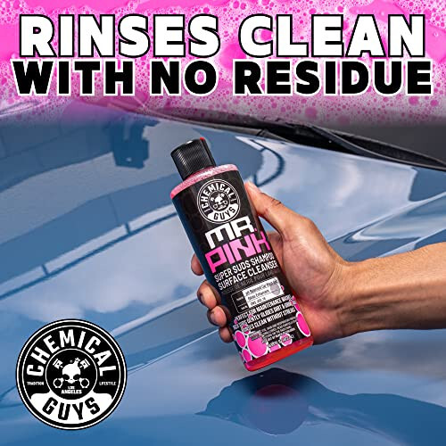 Chemical Guys CWS_402 Mr. Pink Foaming Car Wash Soap (Works with Foam Cannons, Foam Guns or Bucket Washes) Safe for Cars, Trucks, Motorcycles, RVs & More, 128 fl oz, Candy Scent - 16