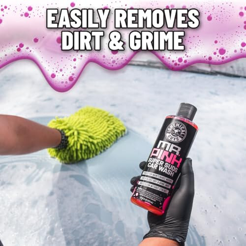 Chemical Guys CWS_402 Mr. Pink Foaming Car Wash Soap (Works with Foam Cannons, Foam Guns or Bucket Washes) Safe for Cars, Trucks, Motorcycles, RVs & More, 128 fl oz, Candy Scent - 4