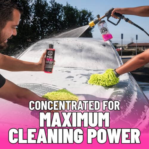 Chemical Guys CWS_402 Mr. Pink Foaming Car Wash Soap (Works with Foam Cannons, Foam Guns or Bucket Washes) Safe for Cars, Trucks, Motorcycles, RVs & More, 128 fl oz, Candy Scent - 5