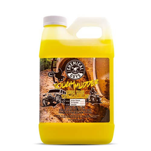 Chemical Guys CWS202 Tough Mudder Foaming Truck, Off Road and ATV and RV Heavy Duty Wash Soap, (Works with Foam Cannons, Foam Guns or Bucket Washes), 128 fl oz (1 Gallon), Lemon Scent - 2